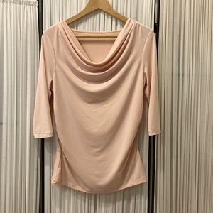 EUC - Cleo Drape Neck Top - Size Small